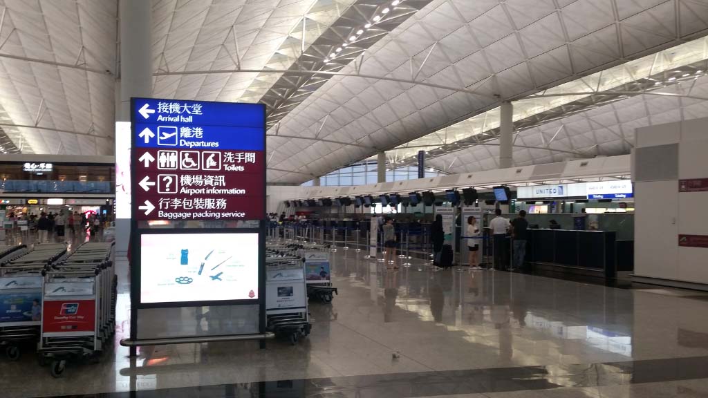 hongkong flygplats billiga flygresor